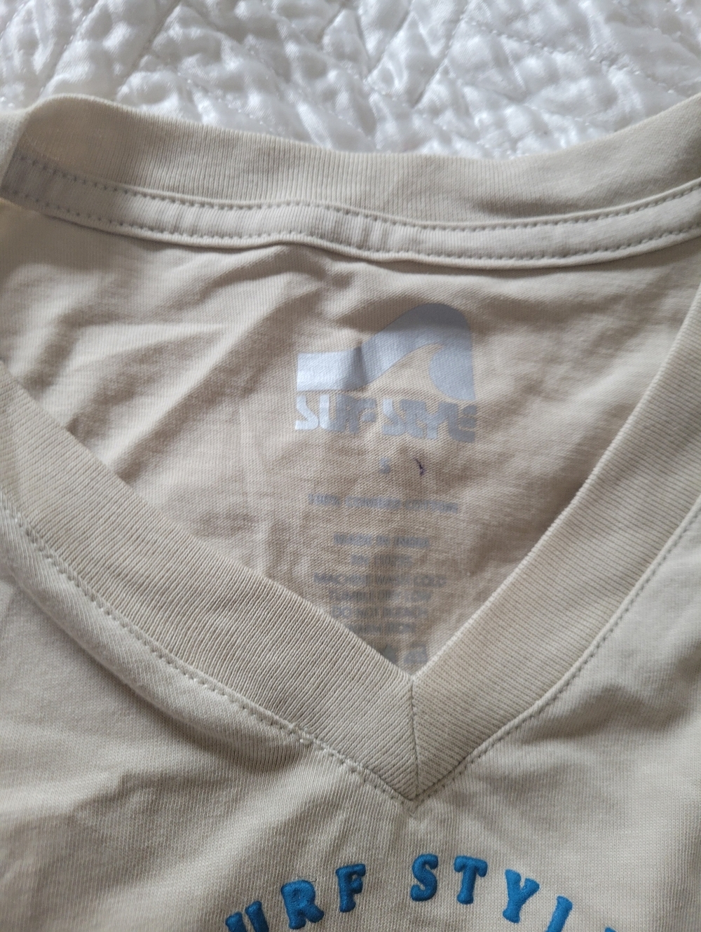 Gulf Shores Alabama Graphic Tee Small Coastal Beach V Neck Summer Casual - Picture 5 of 7